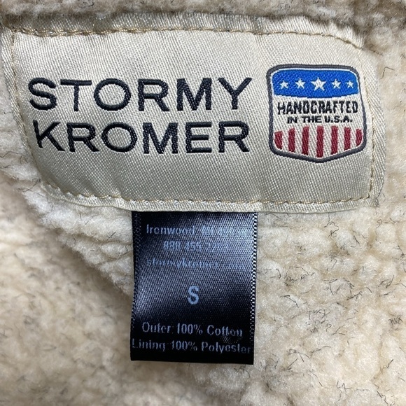 Stormy Kromer Parkland Red Sherpa Lined Vest Size Small - Picture 4 of 7